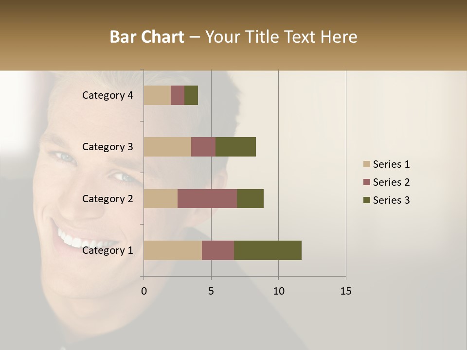 Smart Handsome Close PowerPoint Template