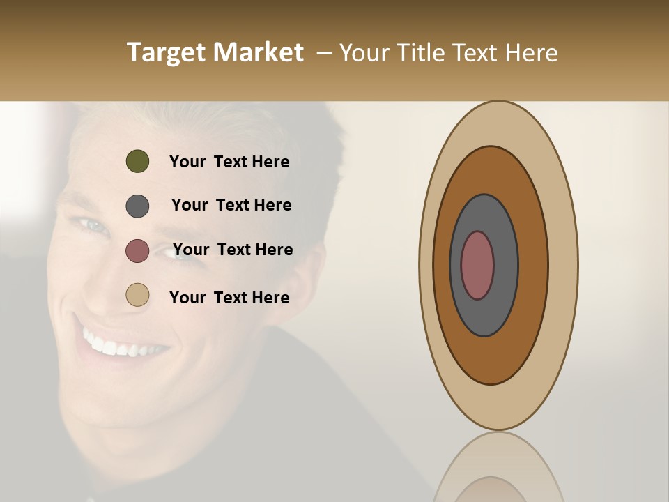 Smart Handsome Close PowerPoint Template