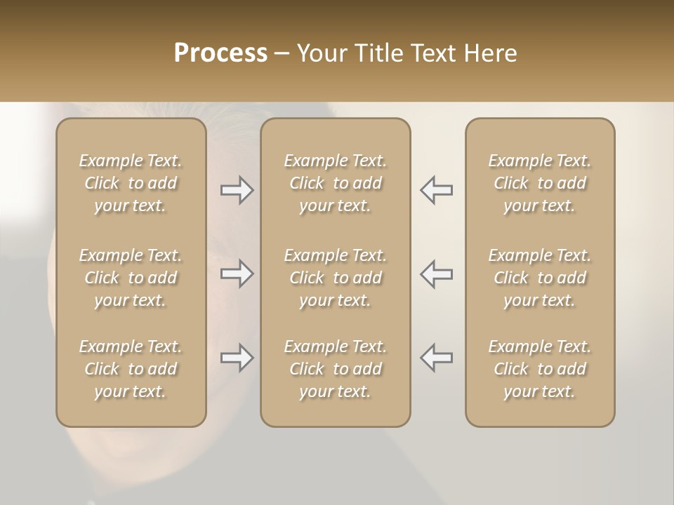 Smart Handsome Close PowerPoint Template