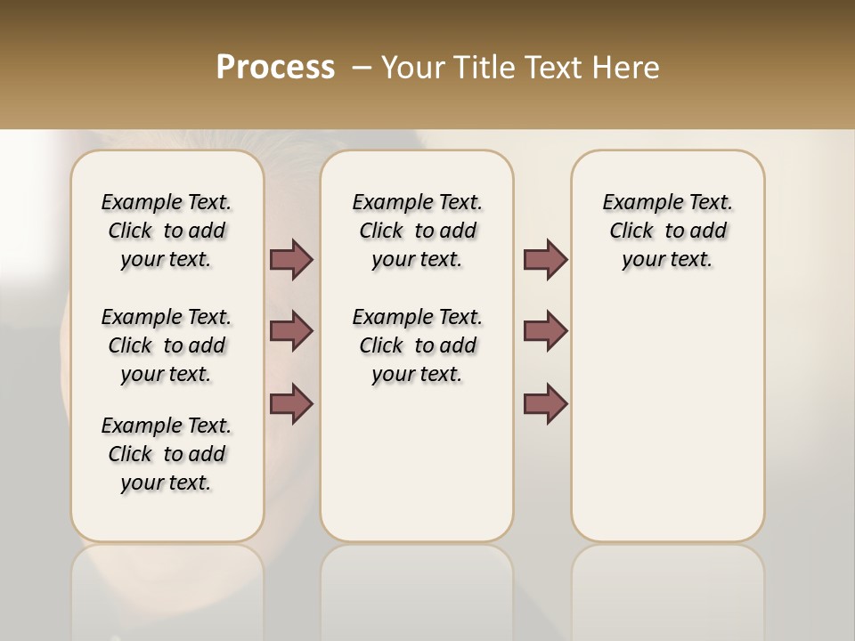 Smart Handsome Close PowerPoint Template