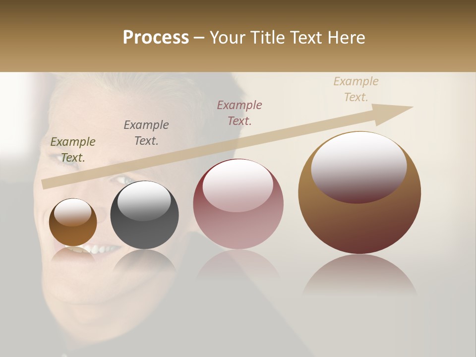 Smart Handsome Close PowerPoint Template