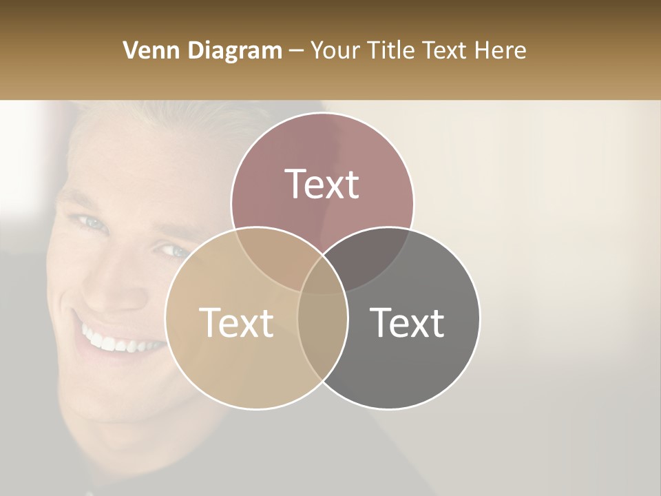 Smart Handsome Close PowerPoint Template