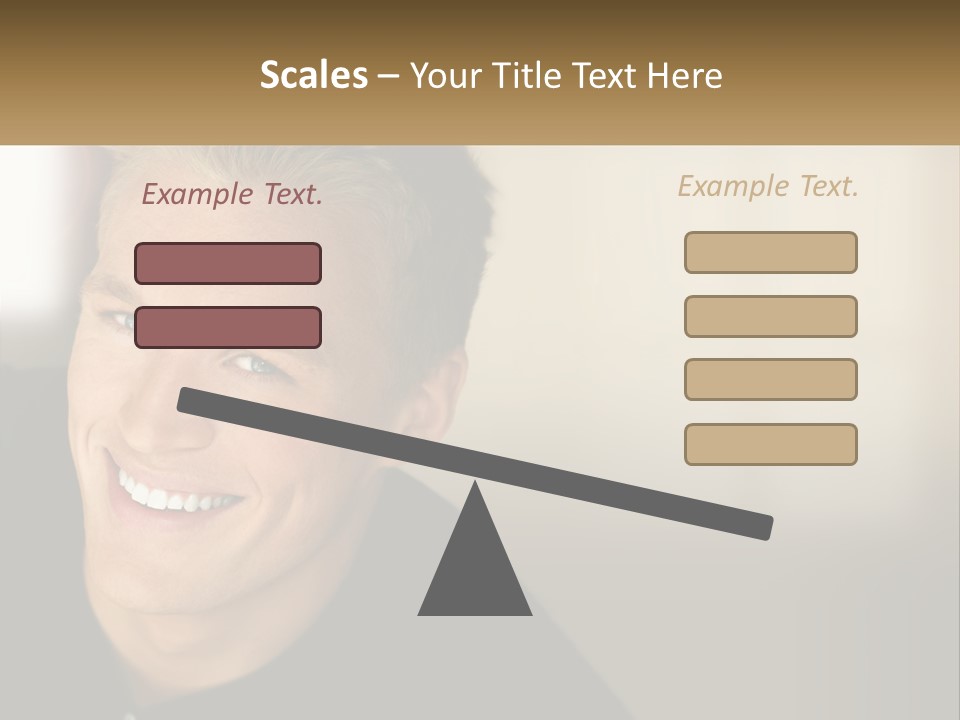 Smart Handsome Close PowerPoint Template