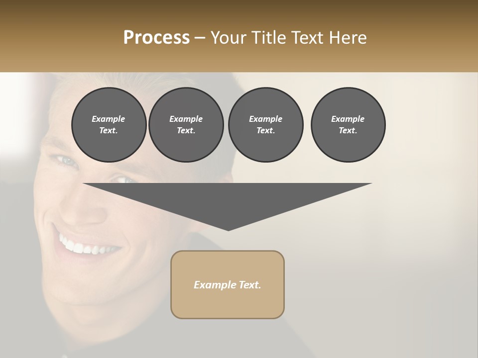 Smart Handsome Close PowerPoint Template