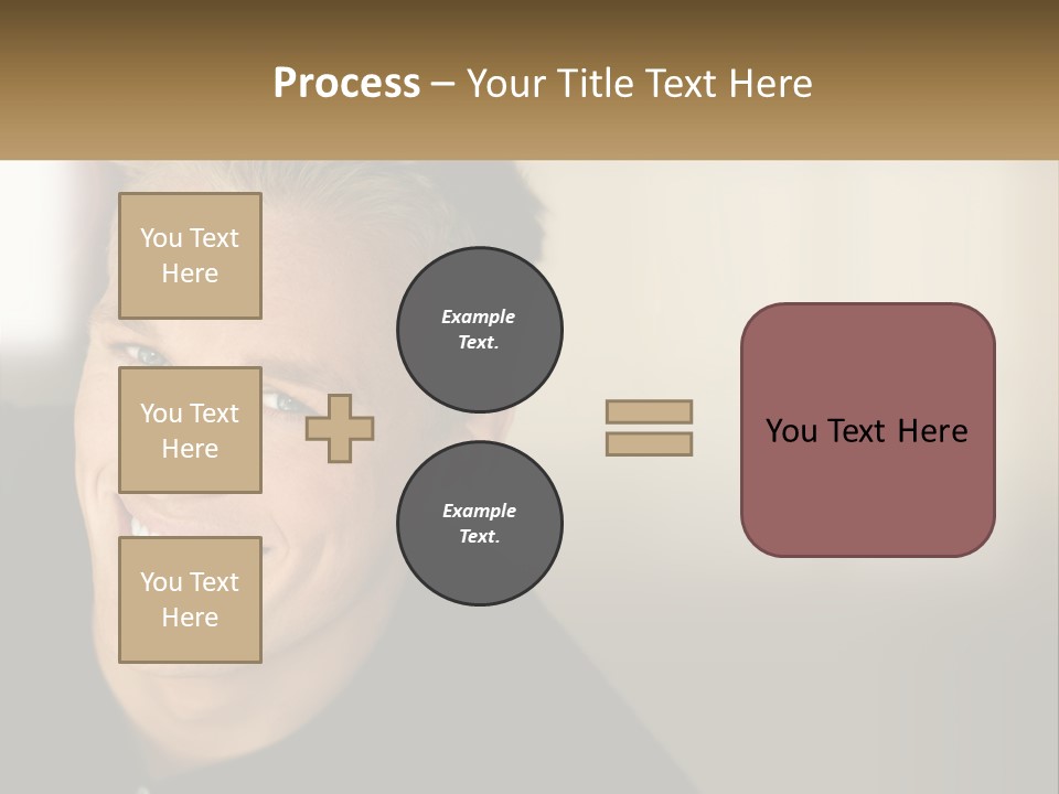 Smart Handsome Close PowerPoint Template