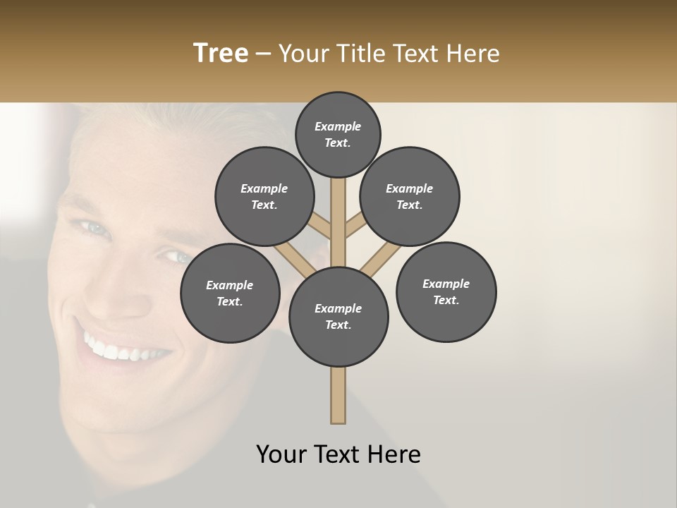 Smart Handsome Close PowerPoint Template