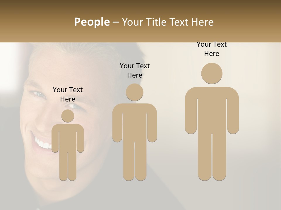 Smart Handsome Close PowerPoint Template