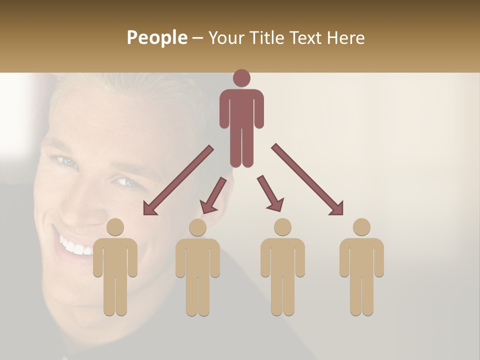 Smart Handsome Close PowerPoint Template