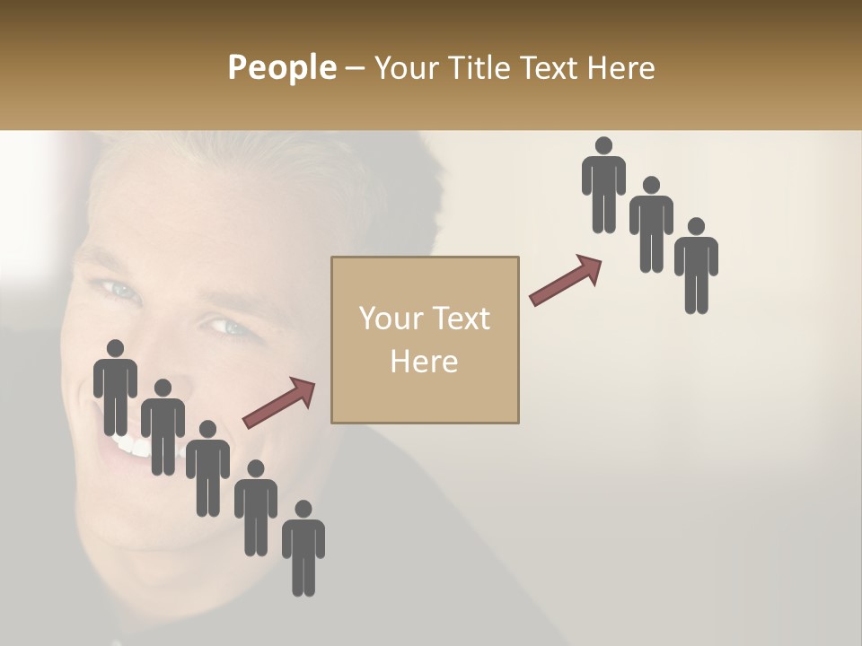 Smart Handsome Close PowerPoint Template