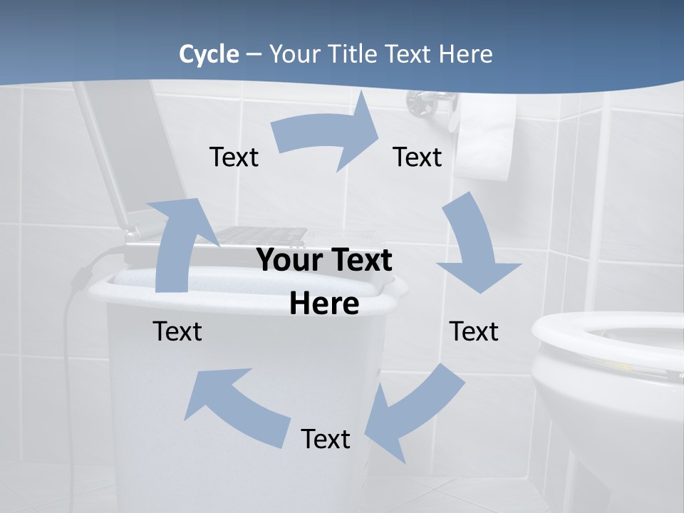 Laptop Terminal Modern PowerPoint Template