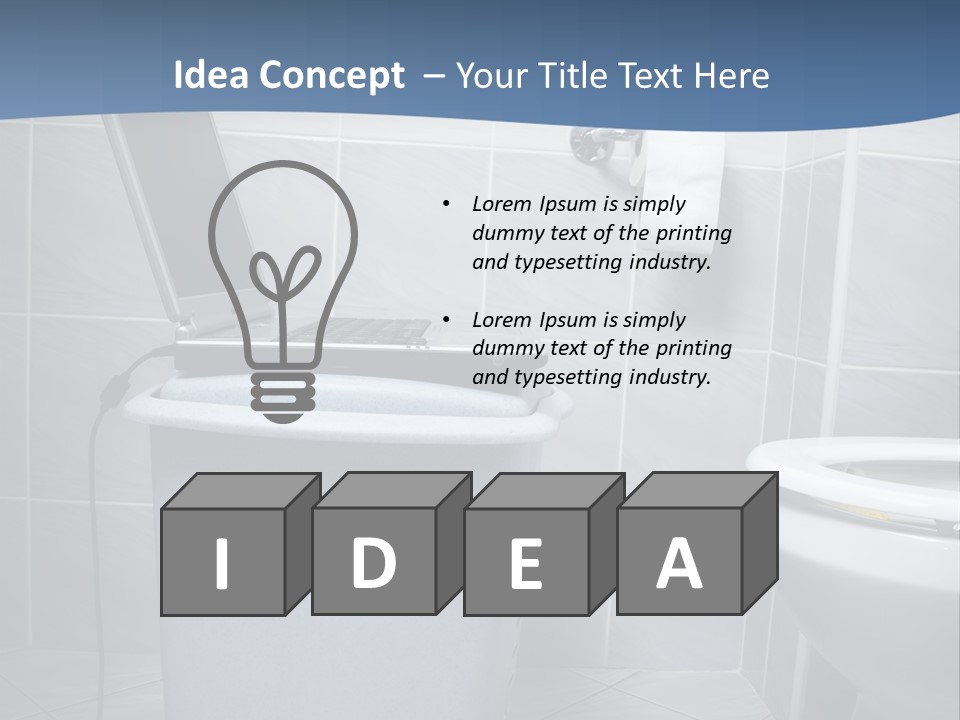 Laptop Terminal Modern PowerPoint Template