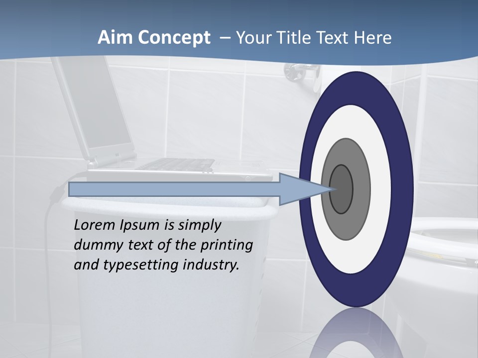 Laptop Terminal Modern PowerPoint Template