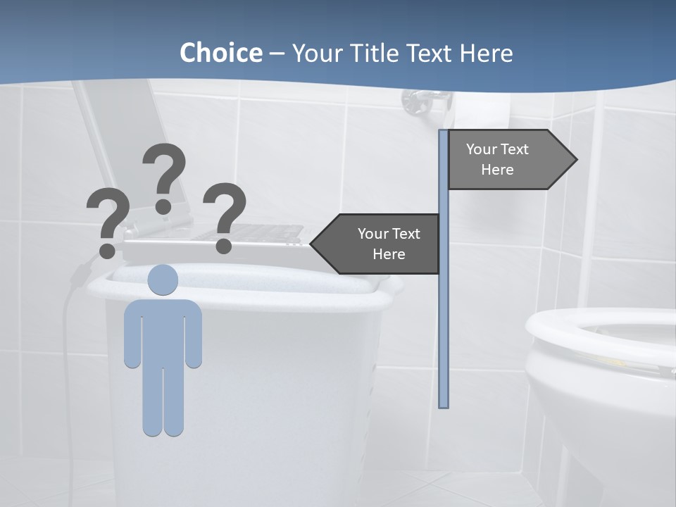 Laptop Terminal Modern PowerPoint Template
