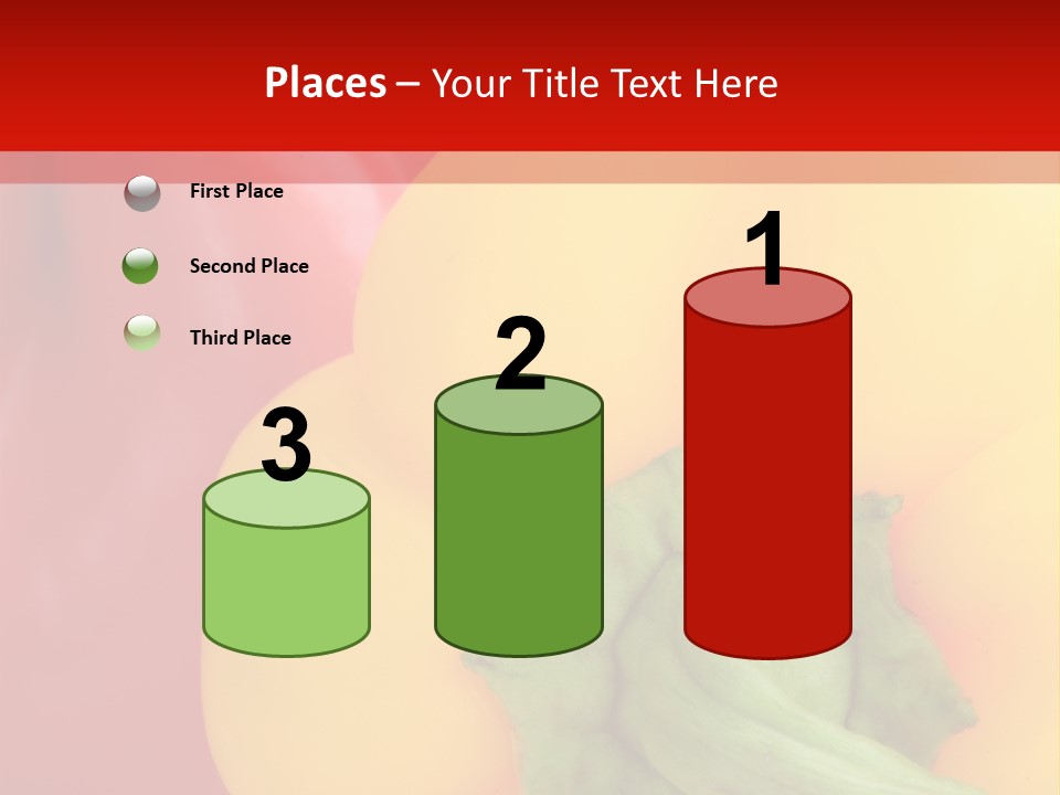 Freshness Isolated Paprika PowerPoint Template