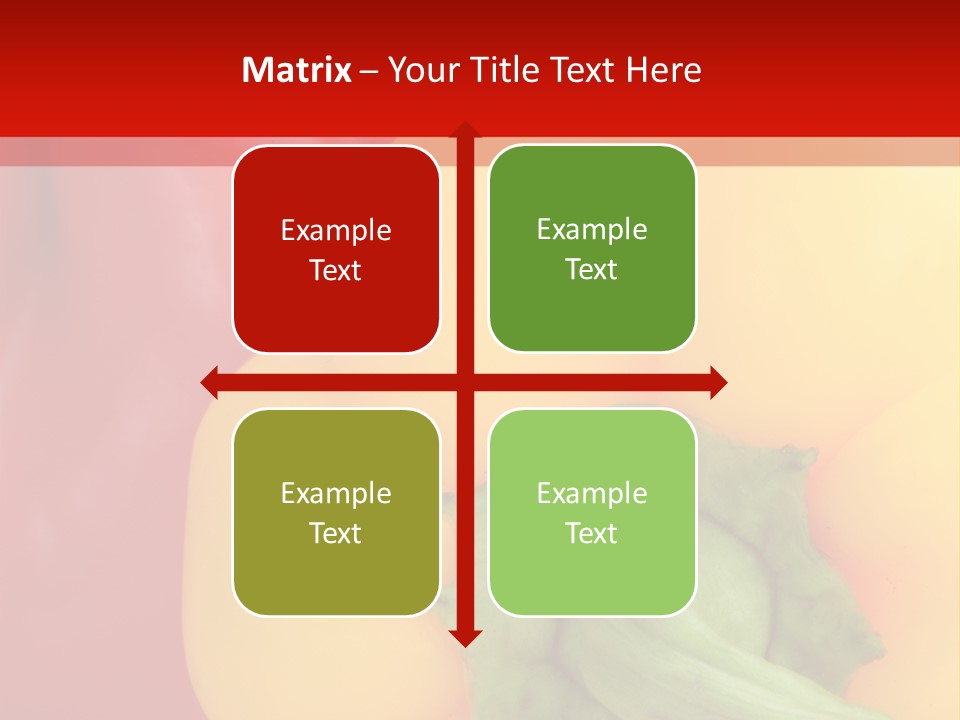 Freshness Isolated Paprika PowerPoint Template