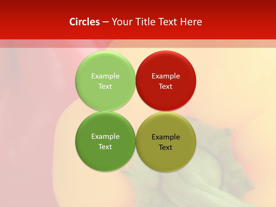 Freshness Isolated Paprika PowerPoint Template