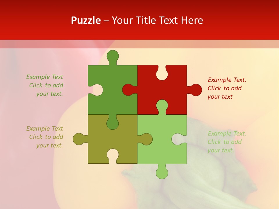 Freshness Isolated Paprika PowerPoint Template