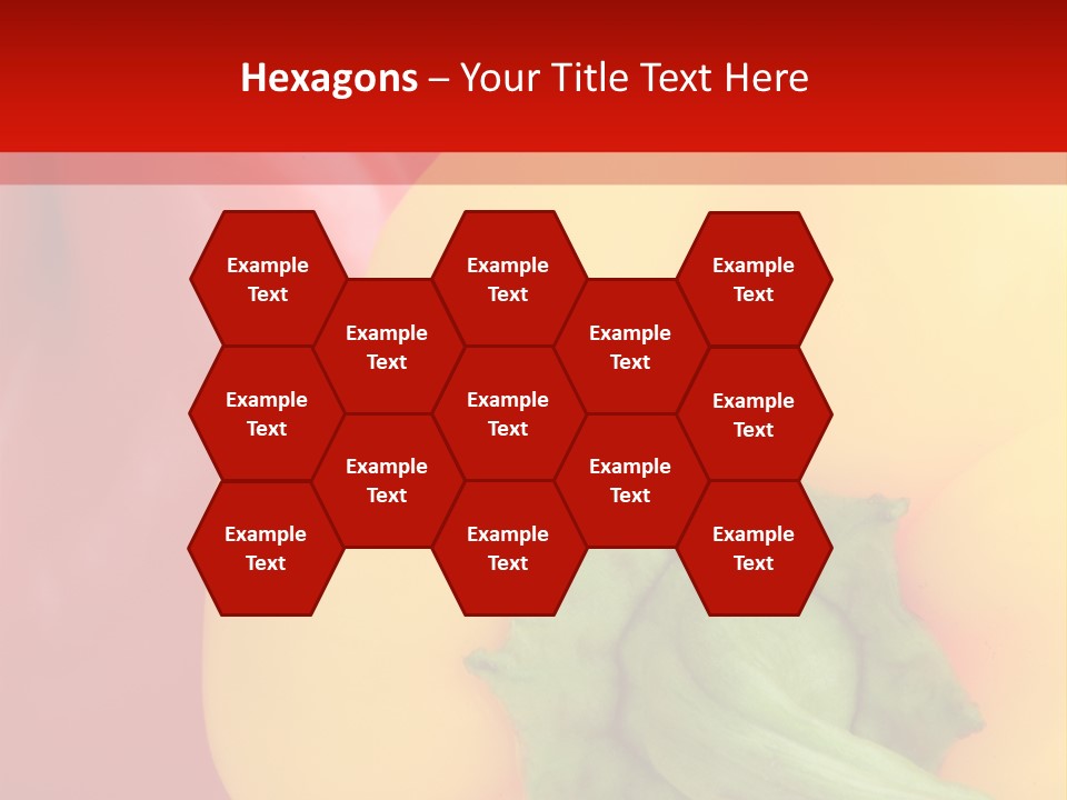 Freshness Isolated Paprika PowerPoint Template