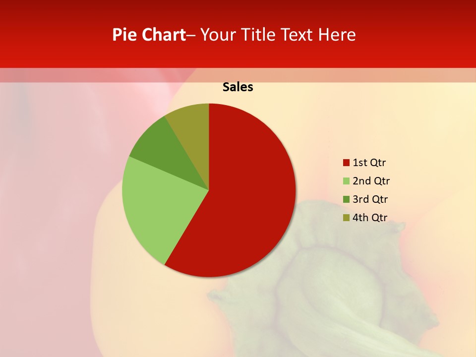 Freshness Isolated Paprika PowerPoint Template