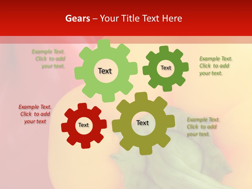 Freshness Isolated Paprika PowerPoint Template