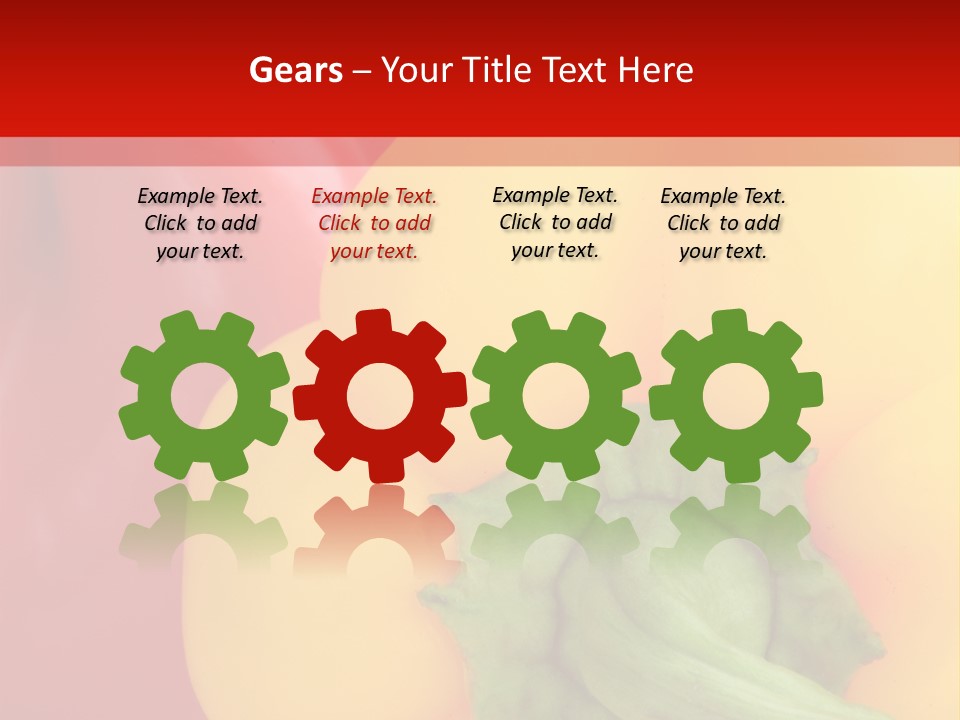 Freshness Isolated Paprika PowerPoint Template