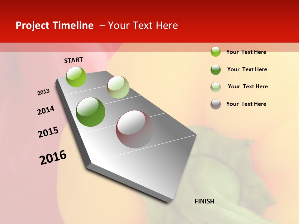 Freshness Isolated Paprika PowerPoint Template