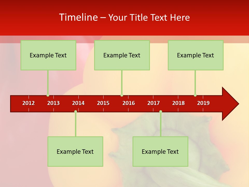 Freshness Isolated Paprika PowerPoint Template