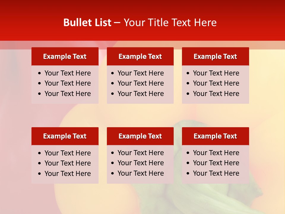 Freshness Isolated Paprika PowerPoint Template