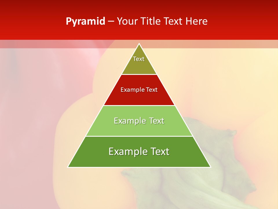 Freshness Isolated Paprika PowerPoint Template