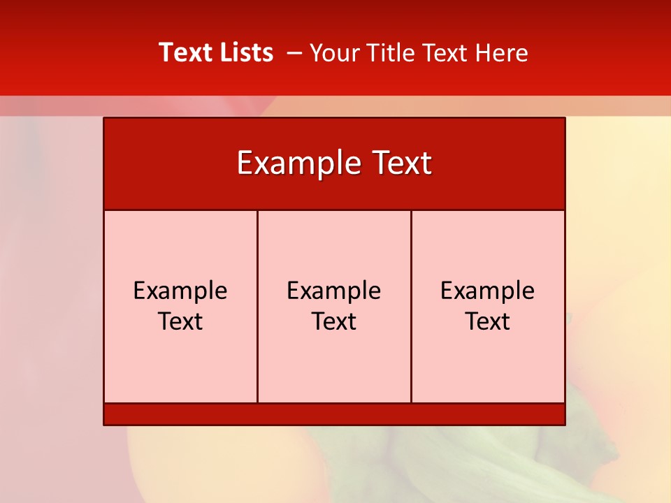 Freshness Isolated Paprika PowerPoint Template