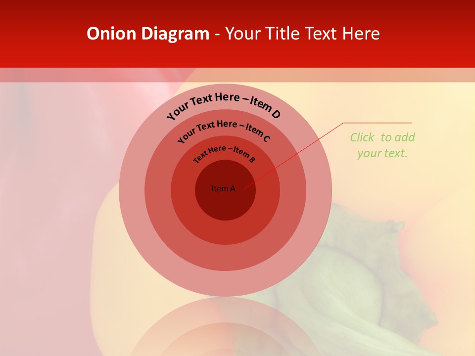 Freshness Isolated Paprika PowerPoint Template