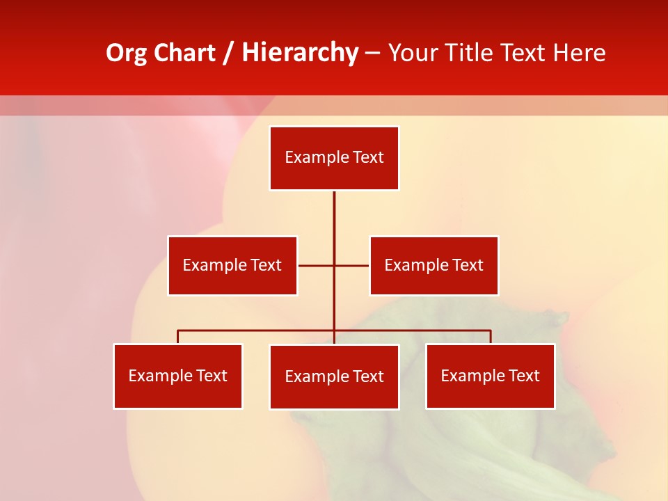 Freshness Isolated Paprika PowerPoint Template