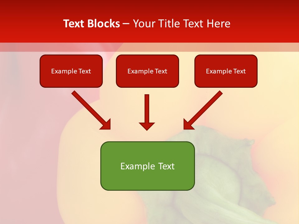 Freshness Isolated Paprika PowerPoint Template