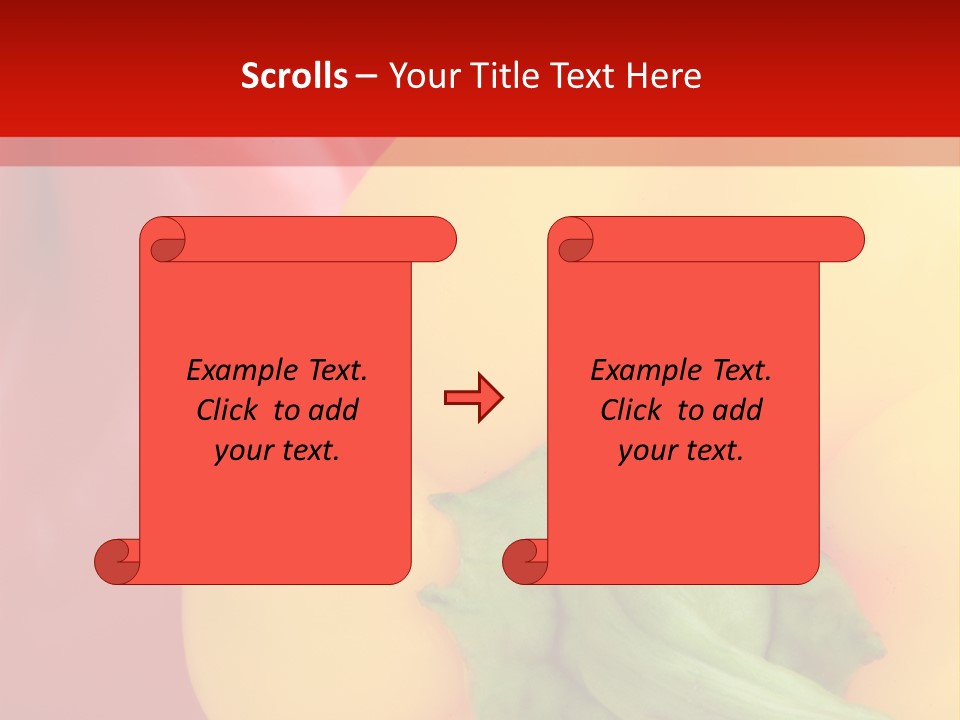 Freshness Isolated Paprika PowerPoint Template