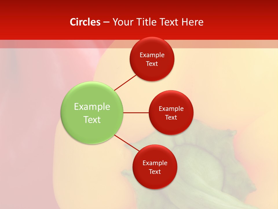 Freshness Isolated Paprika PowerPoint Template