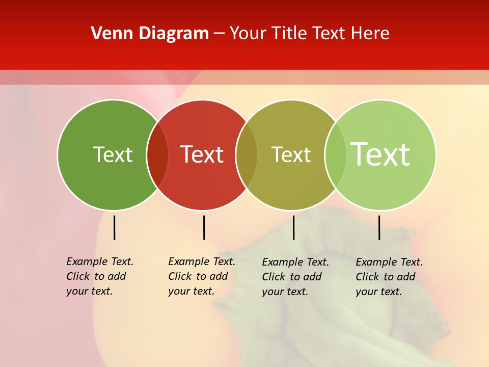 Freshness Isolated Paprika PowerPoint Template