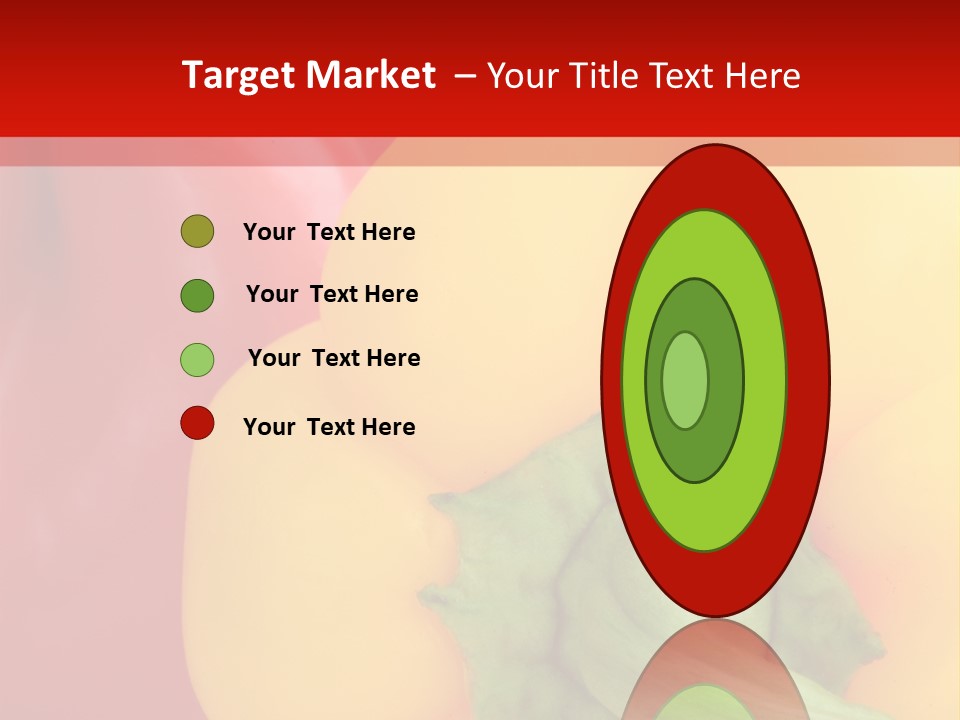 Freshness Isolated Paprika PowerPoint Template