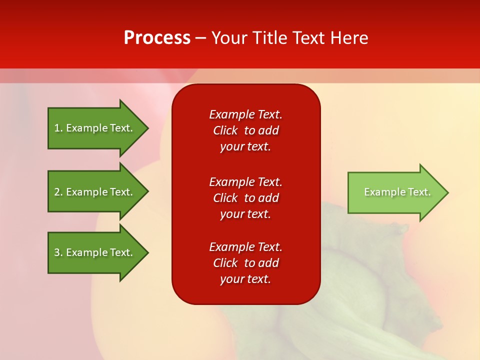 Freshness Isolated Paprika PowerPoint Template