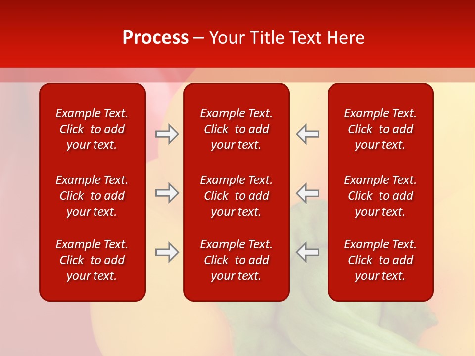 Freshness Isolated Paprika PowerPoint Template