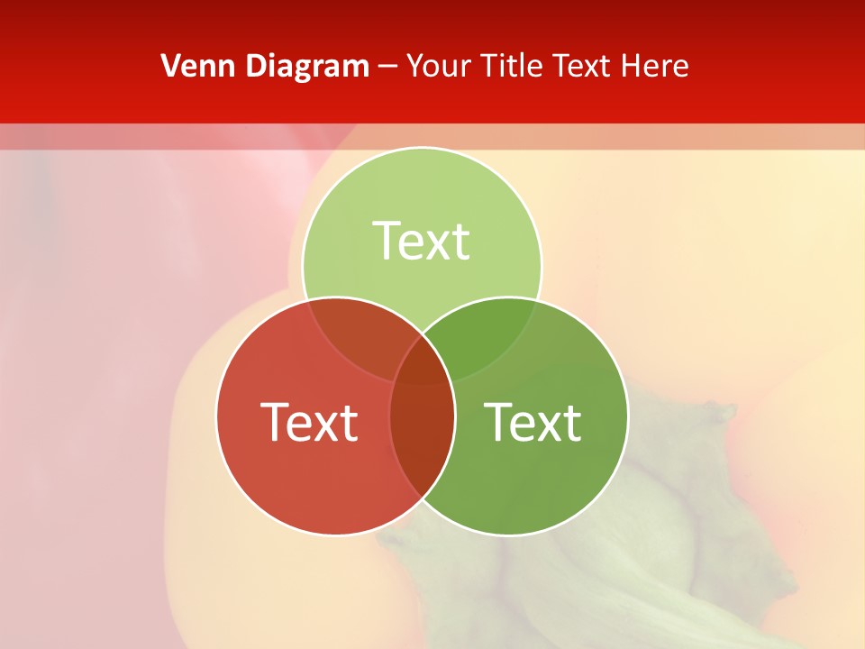 Freshness Isolated Paprika PowerPoint Template