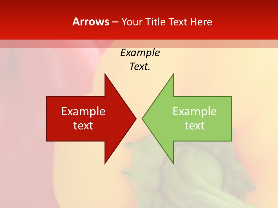 Freshness Isolated Paprika PowerPoint Template