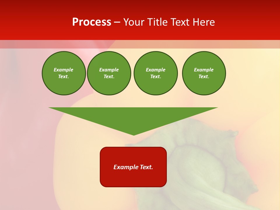 Freshness Isolated Paprika PowerPoint Template