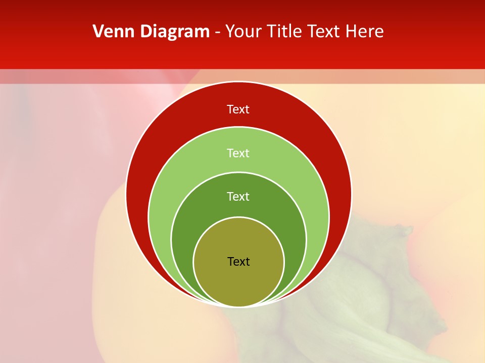 Freshness Isolated Paprika PowerPoint Template