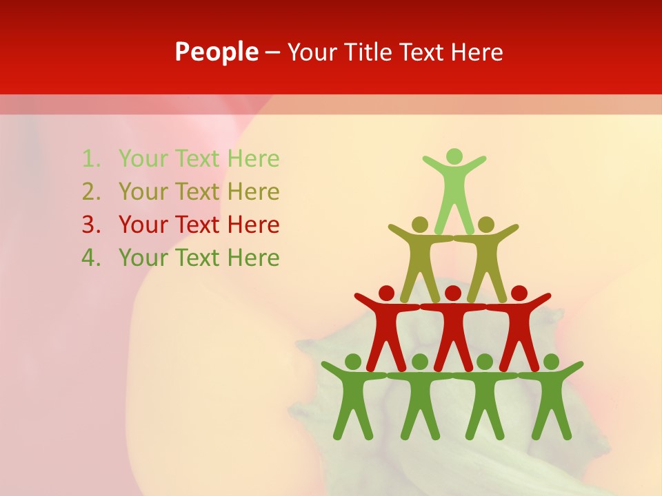 Freshness Isolated Paprika PowerPoint Template