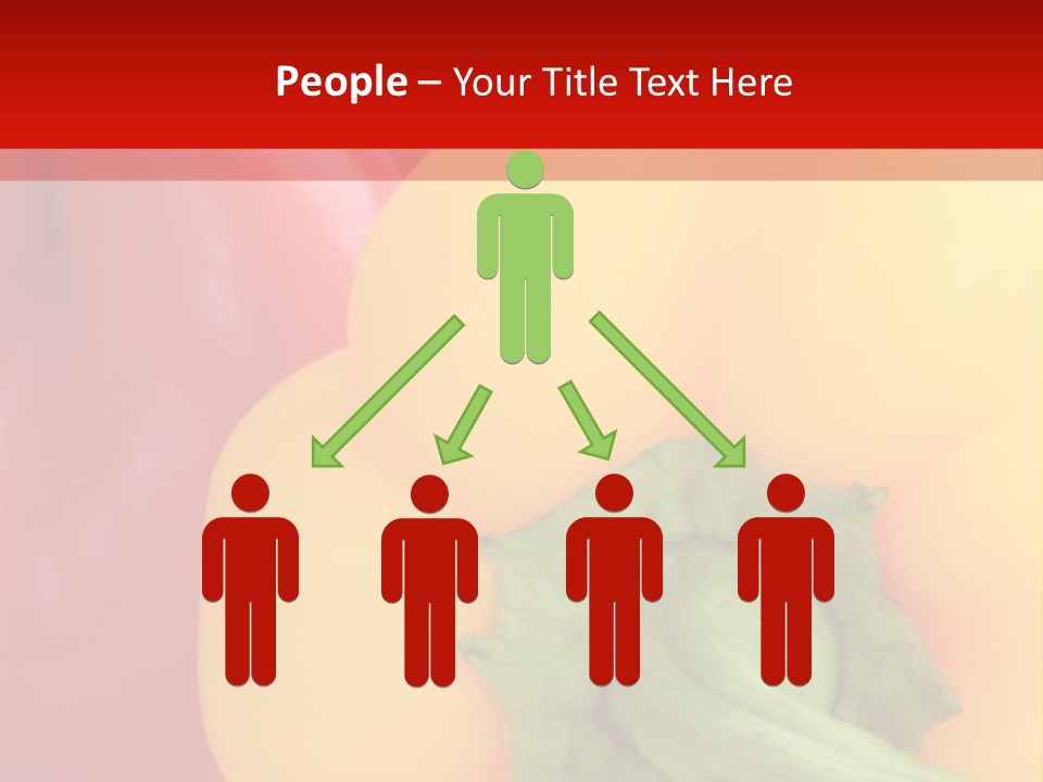 Freshness Isolated Paprika PowerPoint Template