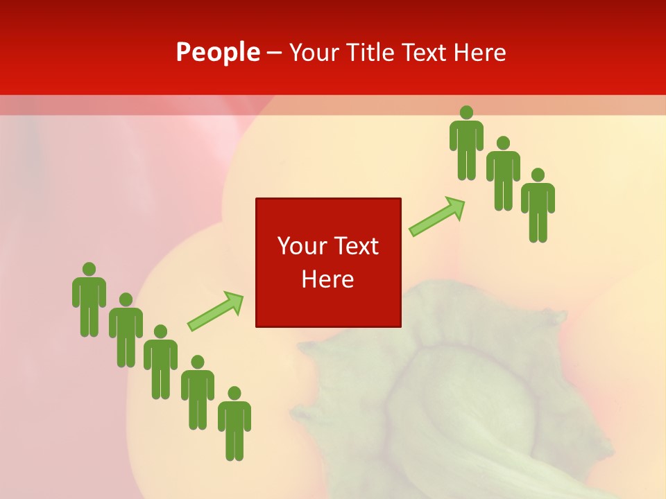 Freshness Isolated Paprika PowerPoint Template