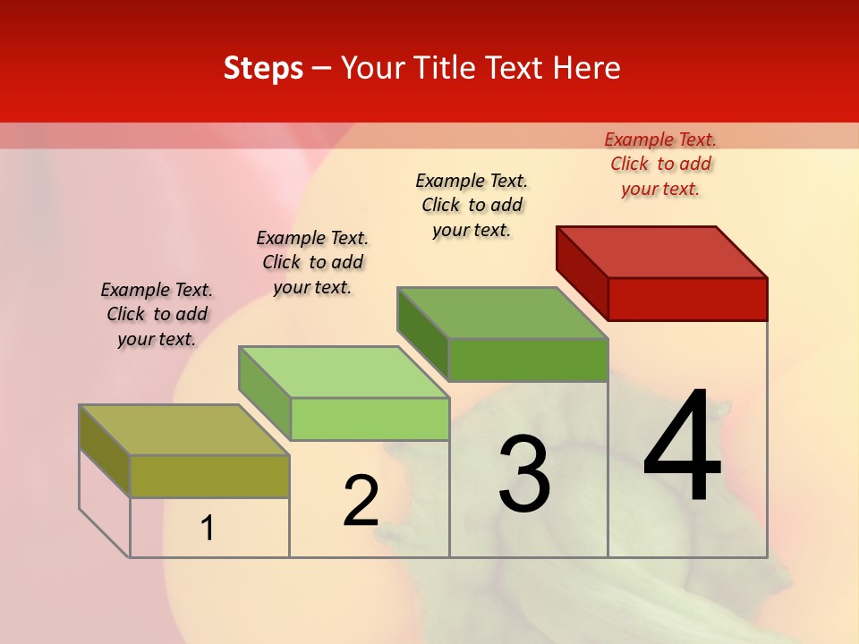 Freshness Isolated Paprika PowerPoint Template