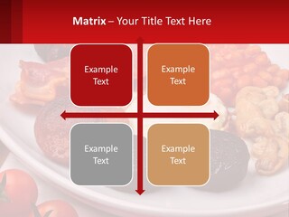 Eat Bacon Sausage PowerPoint Template