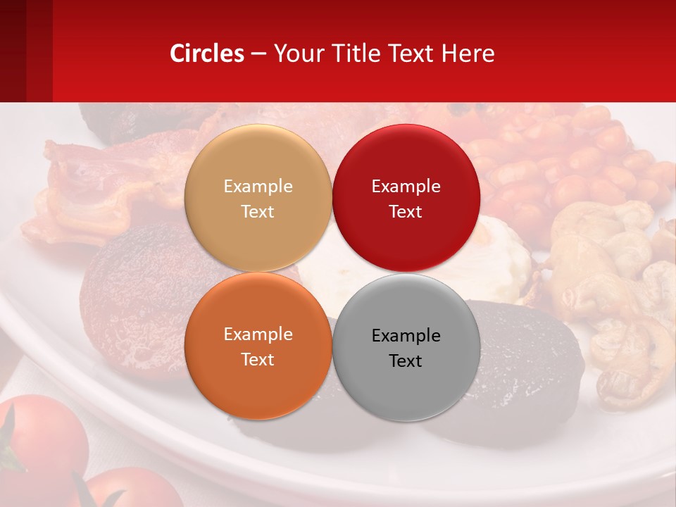 Eat Bacon Sausage PowerPoint Template