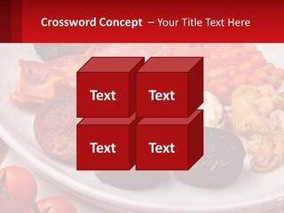 Eat Bacon Sausage PowerPoint Template